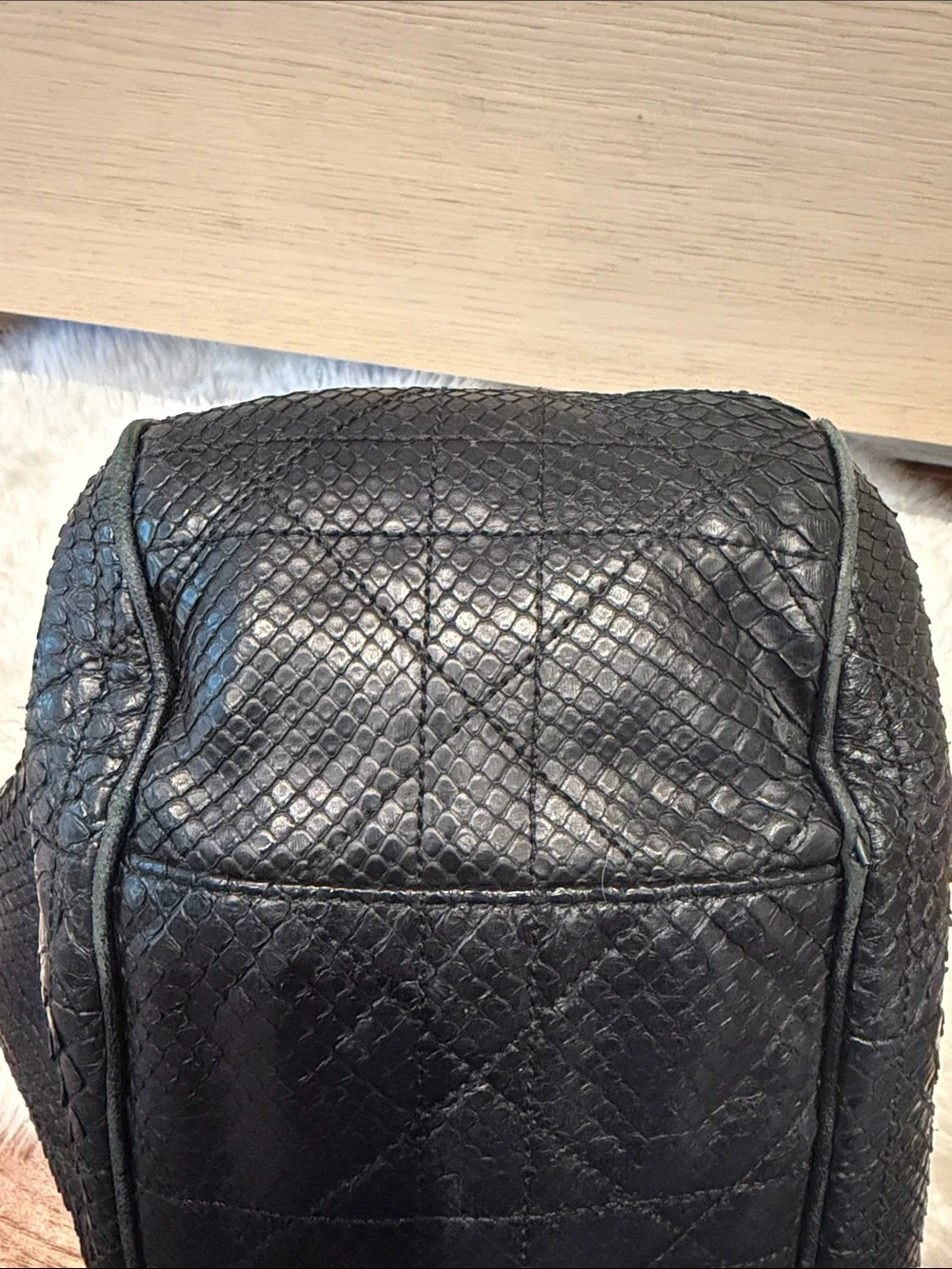Dior Limited Edition Cannage Python Bag